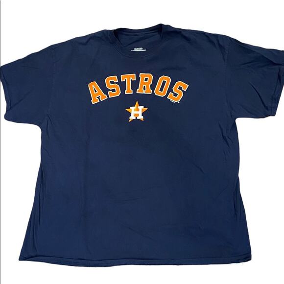 Houston Astros Navy Blue logo T-Shirt in XXL - Picture 1 of 4